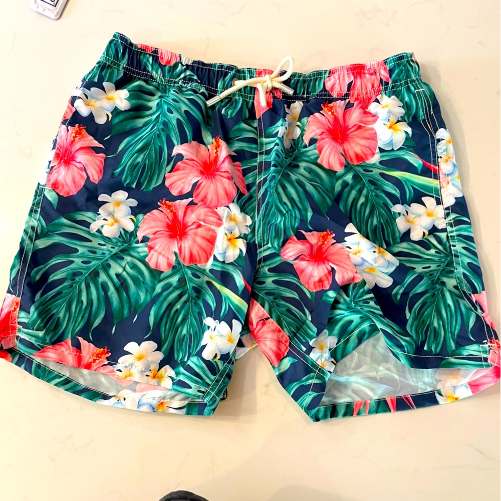 MC2 Saint Barth Mens Gustavia Flower Swim Shorts